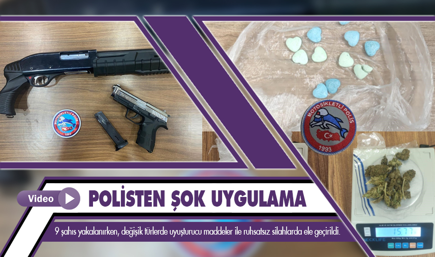 Polisten şok uygulama